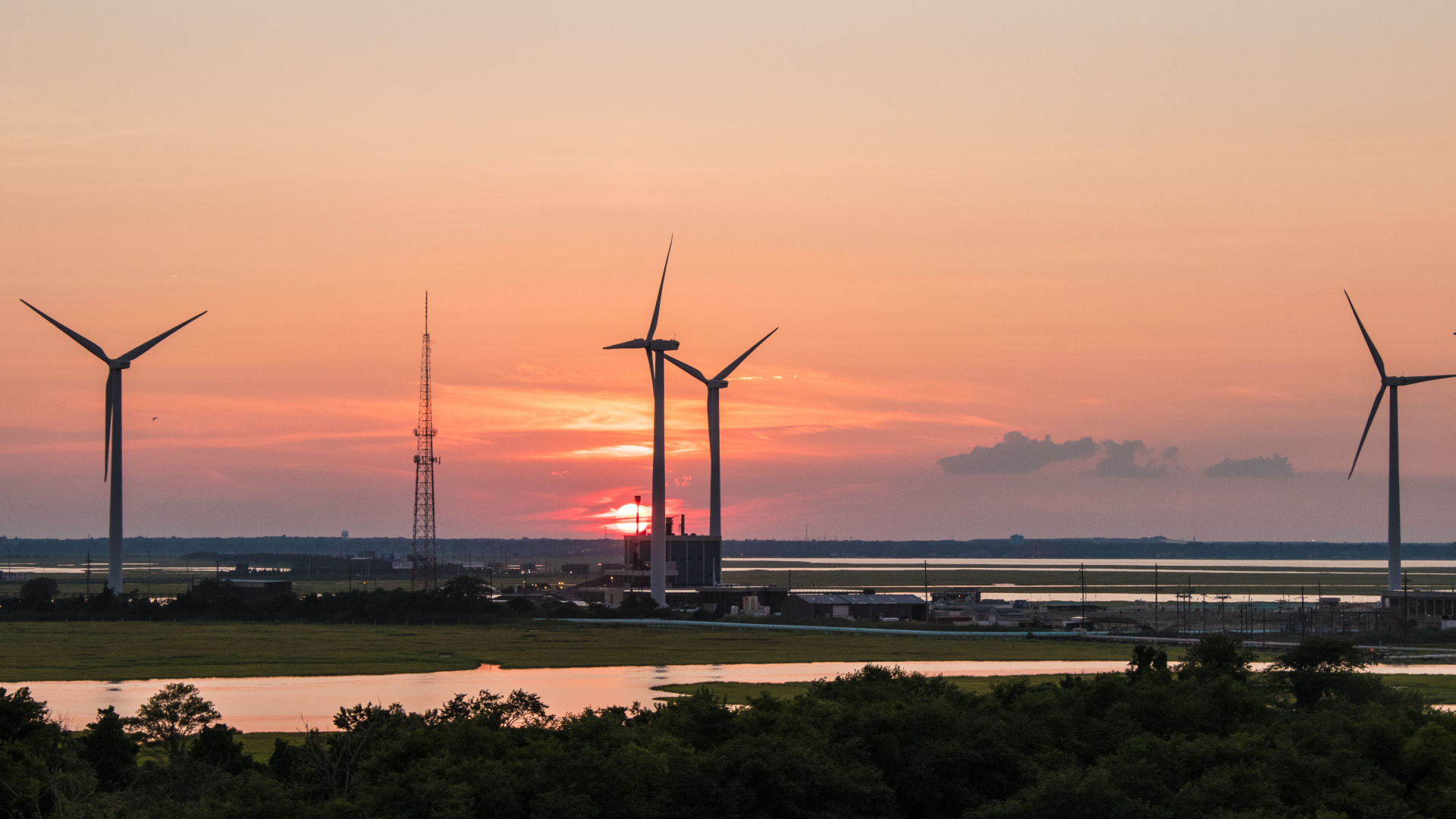 Windmills-Atlantic-City-Sunset