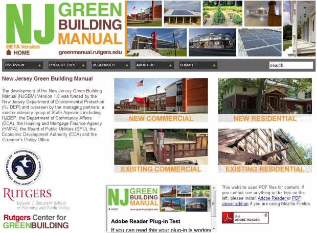 New Jersey Green Building Manual Best Practice Guidelines for Residential and Commercial Buildings