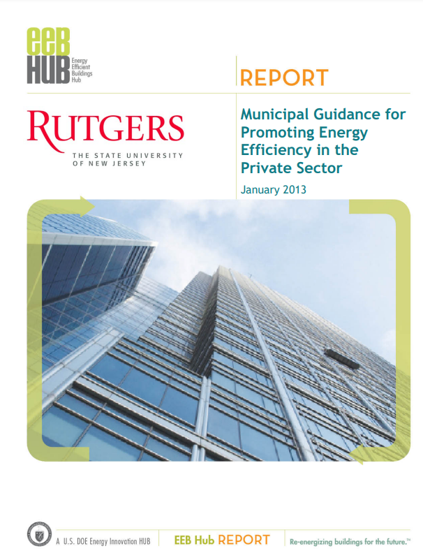 Municipal Guidance for Promoting Energy Efficiency in the Private Sector
