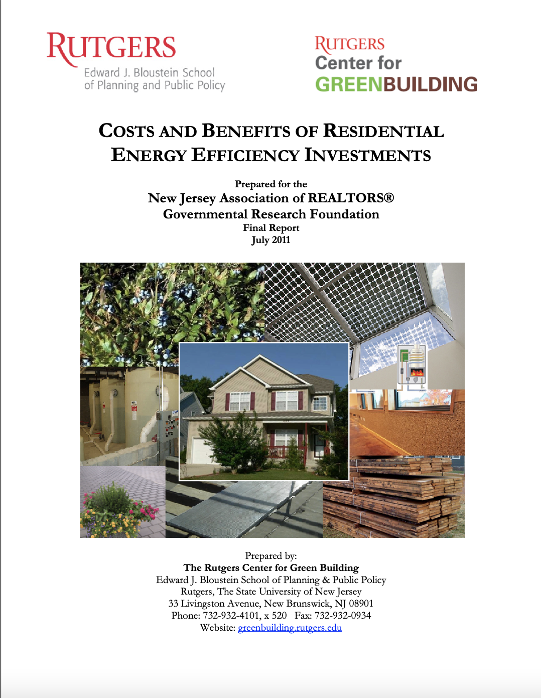 Costs and Benefits of Residential Energy Efficiency Investments