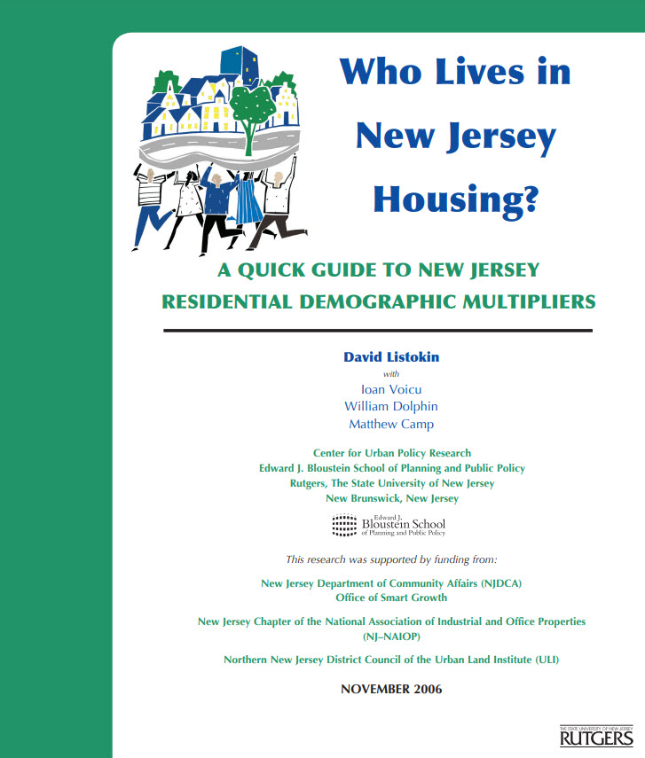 Quick Guide to NJ Res Demographic Multipliers