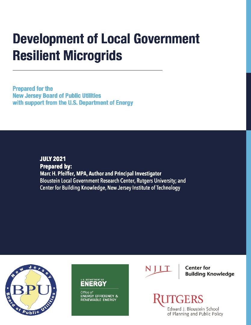 Development of Local Government Resilient Microgrids