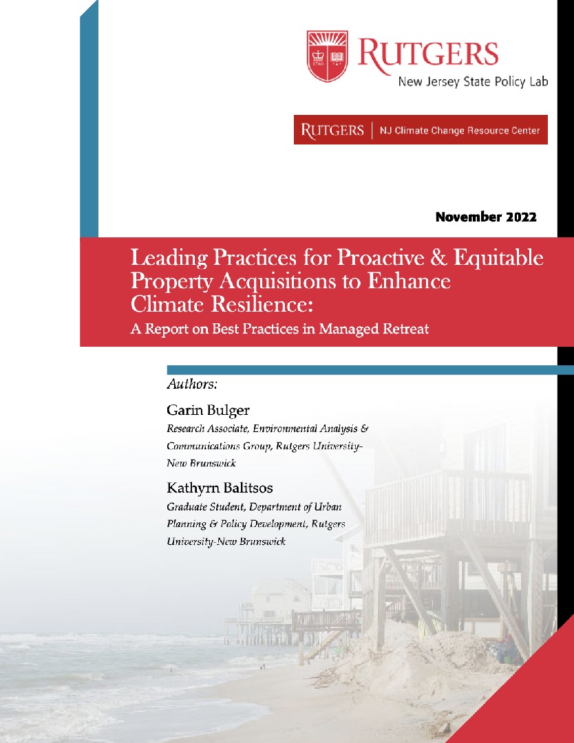 Leading Practices for Proactive & Equitable Property Acquisitions to Enhance Climate Resilience