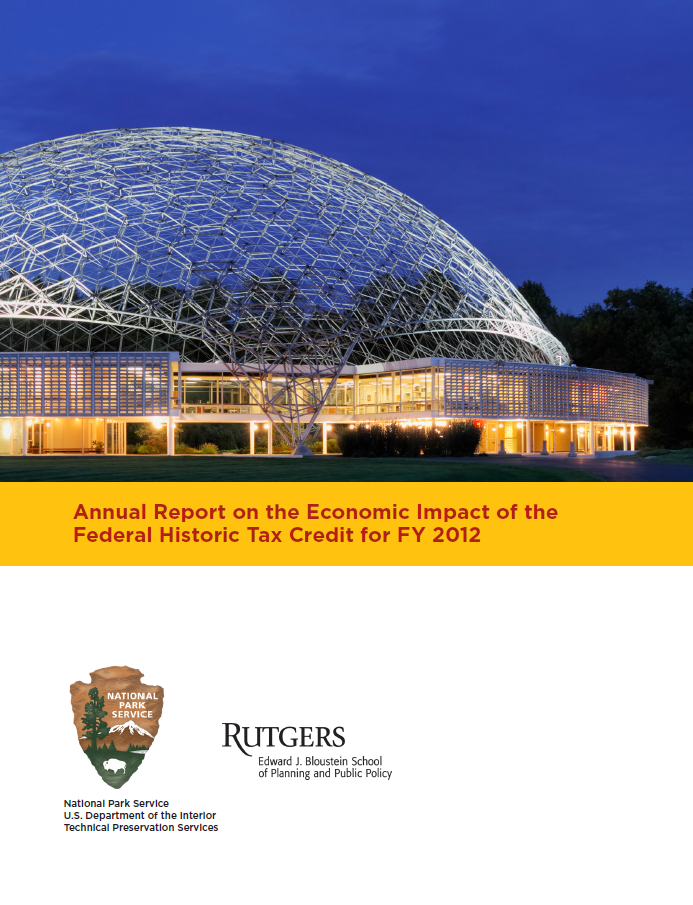 Annual Report on the Economic Impact of the Federal Historic Tax Credit for FY 2012