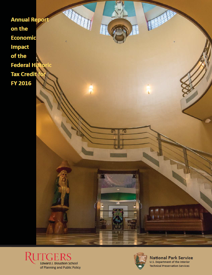Annual Report on the Economic Impact of the Federal Historic Tax Credit for FY 2016