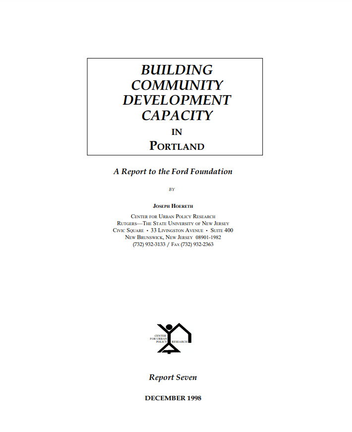 Building Community Development Capacity in Portland