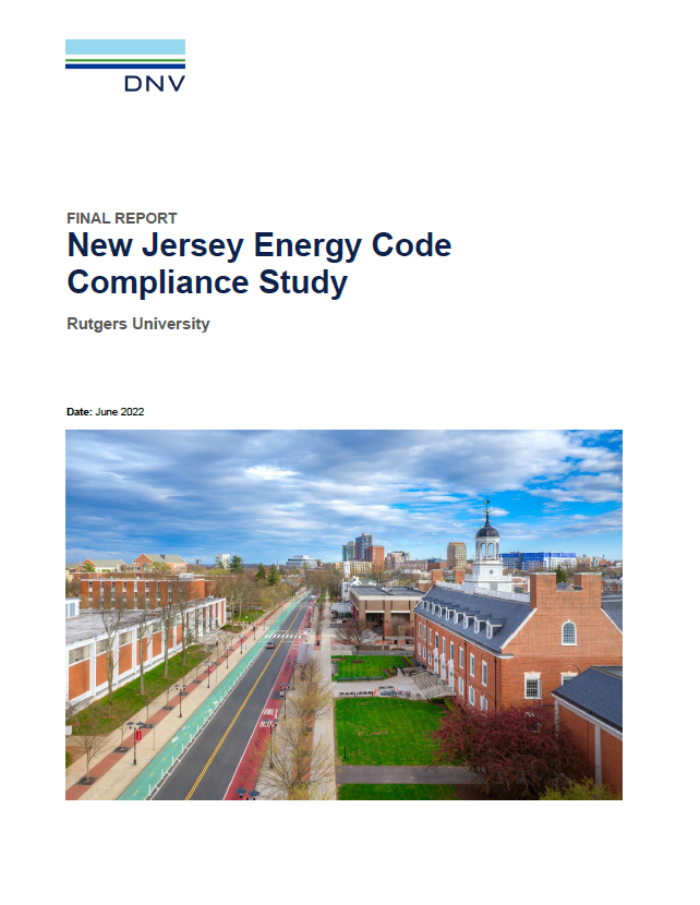 New Jersey Energy Code Compliance Study