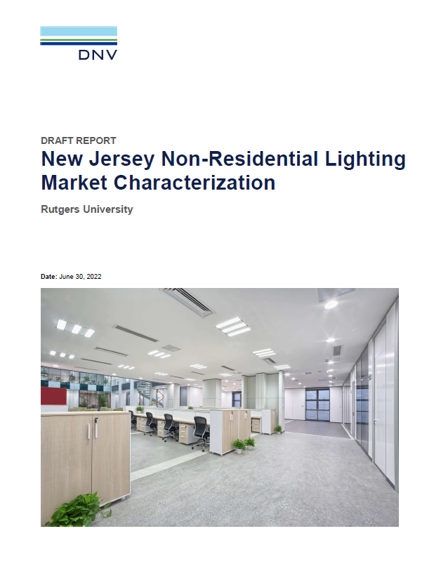 New Jersey Non-Residential Lighting Market Characterization