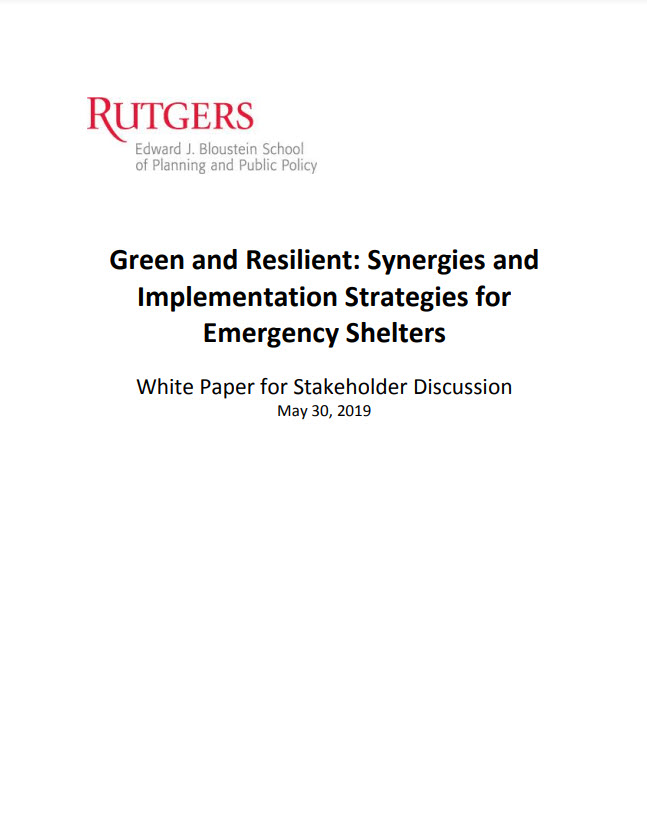 Green and Resilient cover